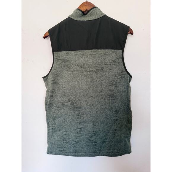 Under Armour Men’s Full Zip Fleece Vest Small Green  Performance Outdoor Layer - Picture 2 of 7
